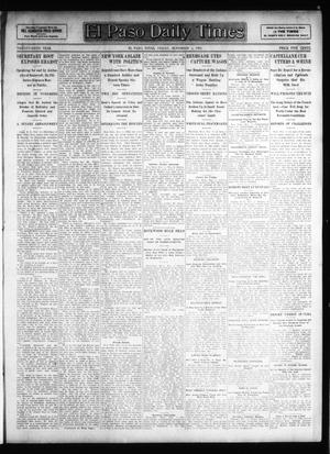 El Paso Daily Times (El Paso, Tex.), Vol. 26, Ed. 1 Friday, November 2, 1906