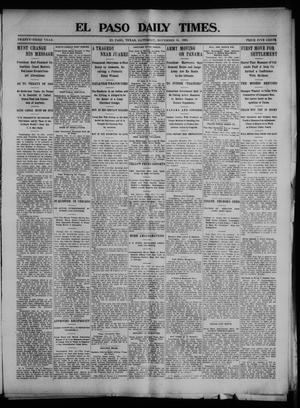 El Paso Daily Times. (El Paso, Tex.), Vol. 23, Ed. 1 Saturday, November 14, 1903