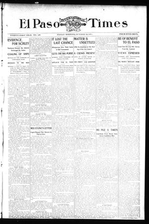 El Paso International Daily Times (El Paso, Tex.), Vol. 21, No. 145, Ed. 1 Friday, October 18, 1901
