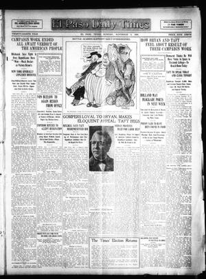 El Paso Daily Times (El Paso, Tex.), Vol. 28, Ed. 1 Monday, November 2, 1908