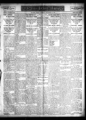 El Paso Daily Times (El Paso, Tex.), Vol. 24, Ed. 1 Saturday, September 24, 1904