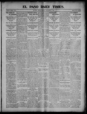 El Paso Daily Times. (El Paso, Tex.), Vol. 23, Ed. 1 Monday, December 7, 1903