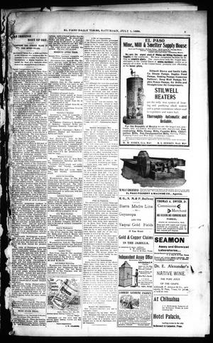 El Paso International Daily Times (El Paso, Tex.), Vol. 19, No. 152, Ed. 1 Saturday, July 1, 1899