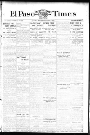 El Paso International Daily Times (El Paso, Tex.), Vol. 21, No. 152, Ed. 1 Tuesday, October 22, 1901
