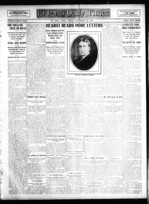 El Paso Daily Times (El Paso, Tex.), Vol. 28, Ed. 1 Friday, September 25, 1908