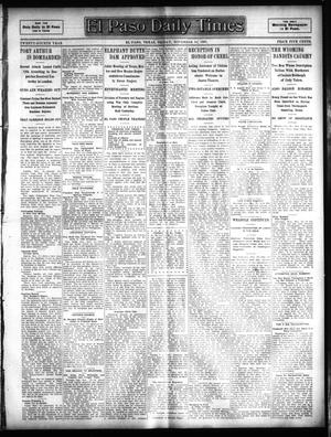 El Paso Daily Times (El Paso, Tex.), Vol. 24, Ed. 1 Friday, November 18, 1904