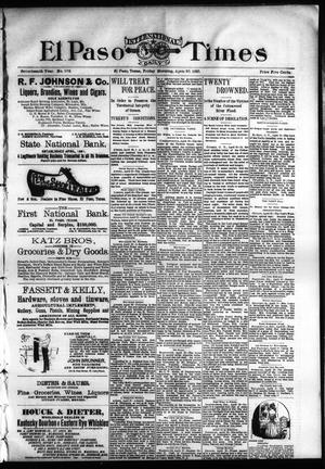 El Paso International Daily Times (El Paso, Tex.), Vol. 17, No. 102, Ed. 1 Friday, April 30, 1897