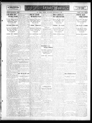 El Paso Daily Times (El Paso, Tex.), Vol. 27, Ed. 1 Saturday, November 9, 1907
