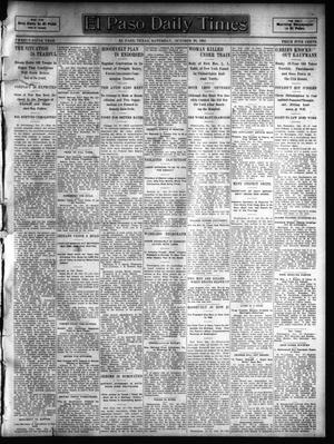 El Paso Daily Times (El Paso, Tex.), Vol. 25, Ed. 1 Saturday, October 28, 1905