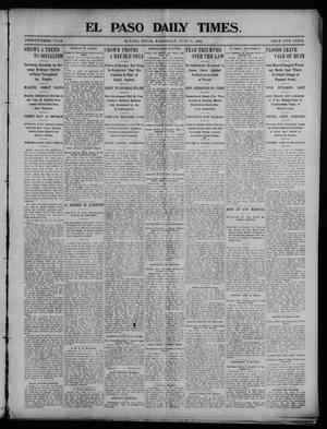 El Paso Daily Times. (El Paso, Tex.), Vol. 23, No. 34, Ed. 1 Wednesday, June 17, 1903