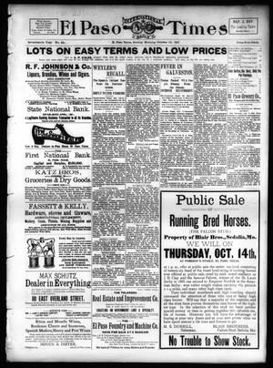 El Paso International Daily Times (El Paso, Tex.), Vol. 17, No. 241, Ed. 1 Sunday, October 10, 1897