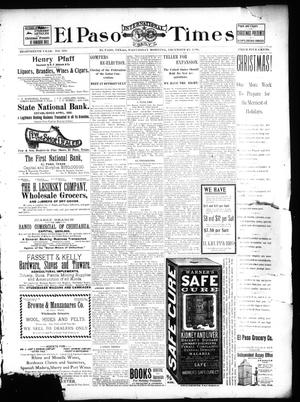 El Paso International Daily Times (El Paso, Tex.), Vol. 18, No. 303, Ed. 1 Wednesday, December 21, 1898