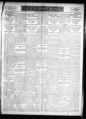 El Paso Daily Times (El Paso, Tex.), Vol. 26, Ed. 1 Tuesday, August 7, 1906