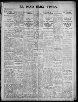 El Paso Daily Times. (El Paso, Tex.), Vol. 24, Ed. 1 Monday, February 29, 1904