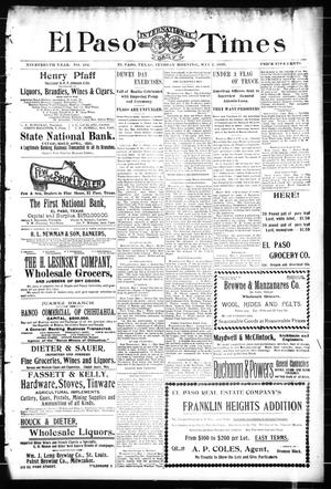 El Paso International Daily Times (El Paso, Tex.), Vol. 19, No. 102, Ed. 1 Tuesday, May 2, 1899