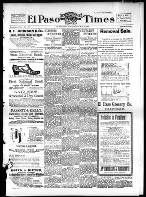 El Paso International Daily Times (El Paso, Tex.), Vol. 17, No. 110, Ed. 1 Sunday, May 9, 1897