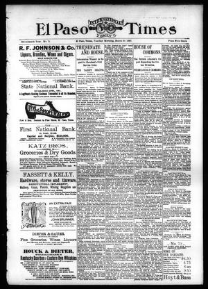El Paso International Daily Times (El Paso, Tex.), Vol. 17, No. 75, Ed. 1 Wednesday, June 30, 1897