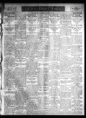 El Paso Daily Times (El Paso, Tex.), Vol. 25, Ed. 1 Saturday, October 14, 1905