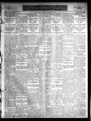 El Paso Daily Times (El Paso, Tex.), Vol. 25, Ed. 1 Friday, October 13, 1905