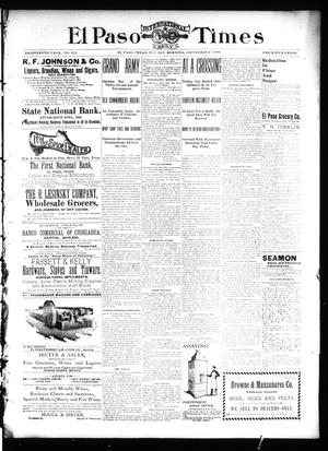 El Paso International Daily Times (El Paso, Tex.), Vol. 18, No. 213, Ed. 1 Tuesday, September 6, 1898