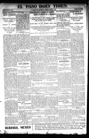 El Paso Daily Times. (El Paso, Tex.), Vol. 22, Ed. 1 Wednesday, April 9, 1902