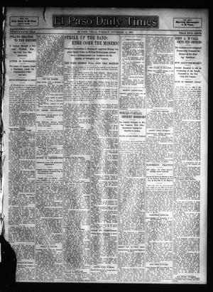 El Paso Daily Times (El Paso, Tex.), Vol. 25, Ed. 1 Tuesday, November 14, 1905