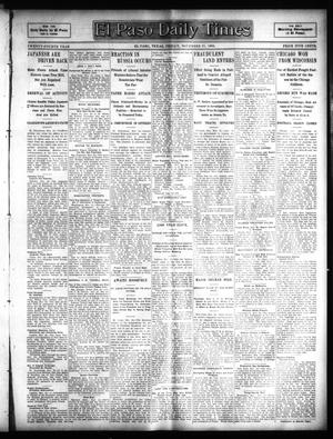 Primary view of El Paso Daily Times (El Paso, Tex.), Vol. 24, Ed. 1 Friday, November 25, 1904