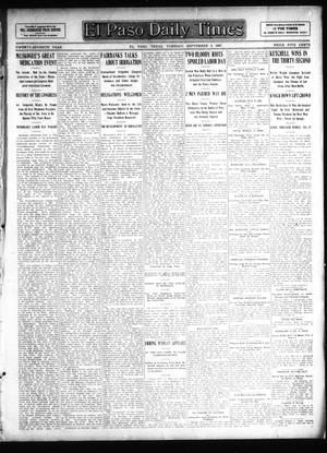 Primary view of object titled 'El Paso Daily Times (El Paso, Tex.), Vol. 27, Ed. 1 Tuesday, September 3, 1907'.