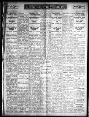 El Paso Daily Times (El Paso, Tex.), Vol. 25, Ed. 1 Wednesday, January 25, 1905
