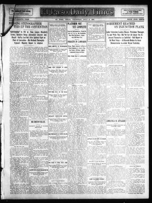El Paso Daily Times (El Paso, Tex.), Vol. 28, Ed. 1 Thursday, July 9, 1908