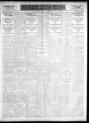 El Paso Daily Times (El Paso, Tex.), Vol. 26, Ed. 1 Friday, November 16, 1906