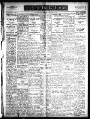El Paso Daily Times (El Paso, Tex.), Vol. 25, Ed. 1 Thursday, August 24, 1905