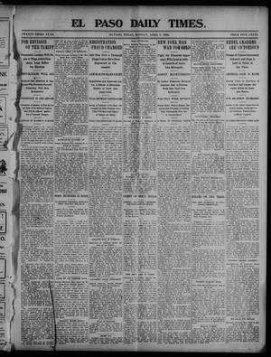 El Paso Daily Times. (El Paso, Tex.), Vol. 23, Ed. 1 Monday, April 6, 1903