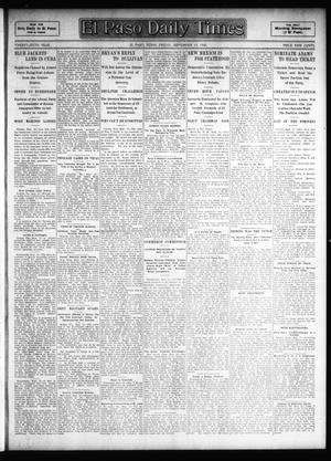 El Paso Daily Times (El Paso, Tex.), Vol. 26, Ed. 1 Friday, September 14, 1906