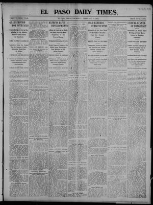 El Paso Daily Times. (El Paso, Tex.), Vol. 23, Ed. 1 Thursday, February 19, 1903