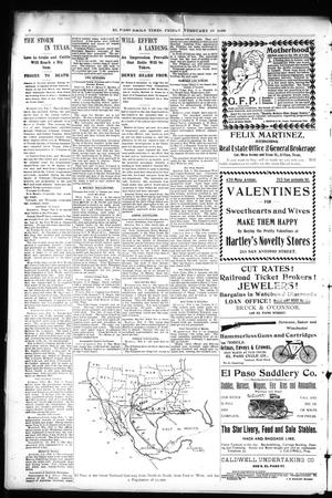 El Paso International Daily Times (El Paso, Tex.), Vol. 19, No. 35, Ed. 1 Friday, February 10, 1899