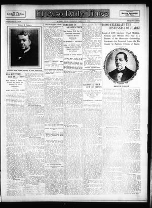 El Paso Daily Times (El Paso, Tex.), Vol. 26, Ed. 1 Thursday, March 22, 1906