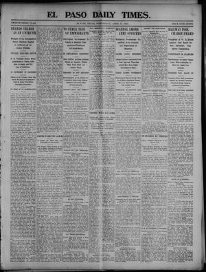 El Paso Daily Times. (El Paso, Tex.), Vol. 23, Ed. 1 Wednesday, April 22, 1903
