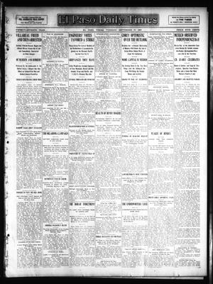 El Paso Daily Times (El Paso, Tex.), Vol. 27, Ed. 1 Tuesday, September 17, 1907