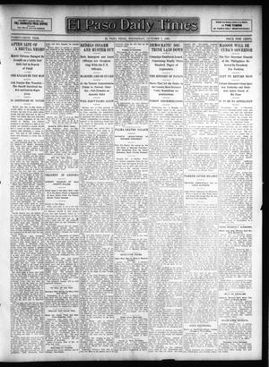El Paso Daily Times (El Paso, Tex.), Vol. 26, Ed. 1 Wednesday, October 3, 1906