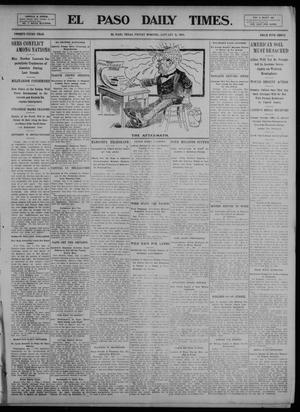 Primary view of object titled 'El Paso Daily Times. (El Paso, Tex.), Vol. 23, Ed. 1 Friday, January 2, 1903'.