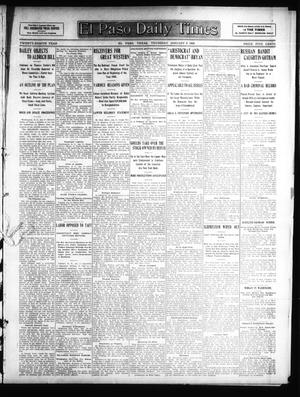 El Paso Daily Times (El Paso, Tex.), Vol. 28, Ed. 1 Thursday, January 9, 1908
