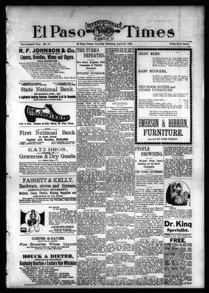 El Paso International Daily Times (El Paso, Tex.), Vol. 17, No. 93, Ed. 1 Tuesday, April 20, 1897