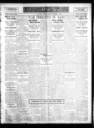 El Paso Daily Times (El Paso, Tex.), Vol. 28, Ed. 1 Monday, October 5, 1908