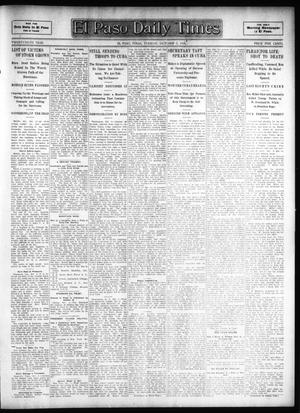 Primary view of object titled 'El Paso Daily Times (El Paso, Tex.), Vol. 26, Ed. 1 Tuesday, October 2, 1906'.
