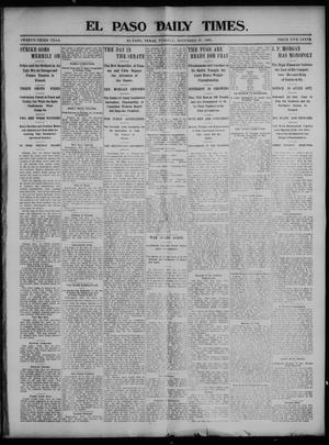 Primary view of object titled 'El Paso Daily Times. (El Paso, Tex.), Vol. 23, Ed. 1 Tuesday, November 24, 1903'.