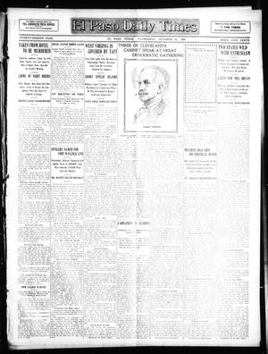 El Paso Daily Times (El Paso, Tex.), Vol. 28, Ed. 1 Wednesday, October 21, 1908
