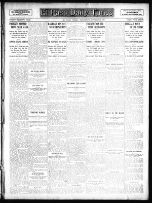 El Paso Daily Times (El Paso, Tex.), Vol. 27, Ed. 1 Wednesday, October 30, 1907