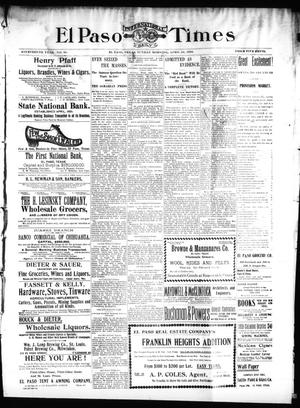 El Paso International Daily Times (El Paso, Tex.), Vol. 19, No. 90, Ed. 1 Sunday, April 16, 1899
