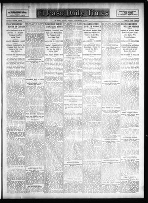 El Paso Daily Times (El Paso, Tex.), Vol. 26, Ed. 1 Friday, November 9, 1906